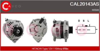 Ģenerators CASCO CAL20143AS