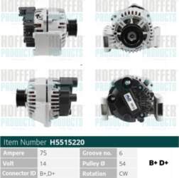 Ģenerators HOFFER H5515220