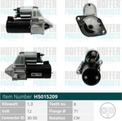 Starteris HOFFER H5015209