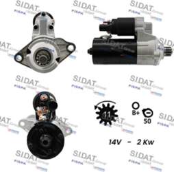 Starteris SIDAT S12BH0177