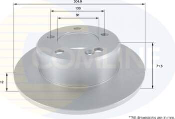 Bremžu diski COMLINE ADC2707