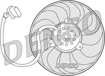 Dzesēšanas radiatora ventilators DENSO DER32004