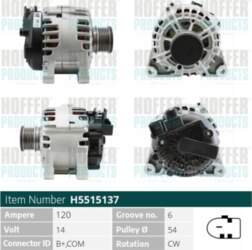 Ģenerators HOFFER H5515137