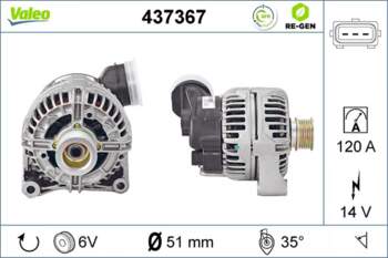 Ģenerators VALEO 437367