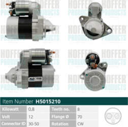 Starteris HOFFER H5015210