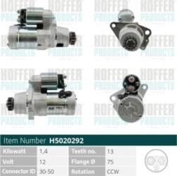 Starteris HOFFER H5020292