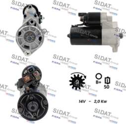 Starteris SIDAT S12BH0785A2