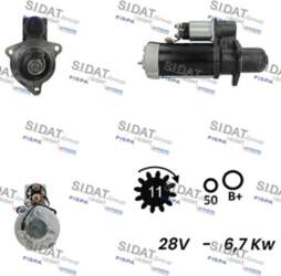 Starteris SIDAT S24BH0120A2