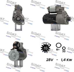 Starteris SIDAT S24BH0145