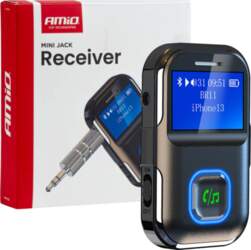 Bluetooth uztvērējs ar mini ligzdu, LCD