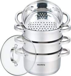 Steaming – Steel Steamer Pot, 5-Piece