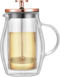 Coffee – Piston-style coffee/tea infuser, glass
