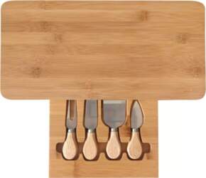 Cutting board with a set of