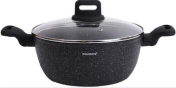 Pots – Pot, black-marble pattern, 24