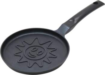 Pancake pan, sun pattern, aluminum, nonstick