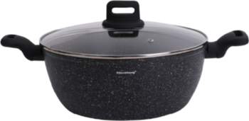 Pots – Pot, black-marble pattern, 28