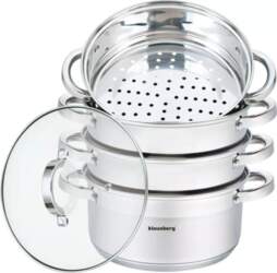 Steaming – Steel Steamer Pot, 5-Piece