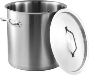 Commercial pot, stainless steel, 30 cm