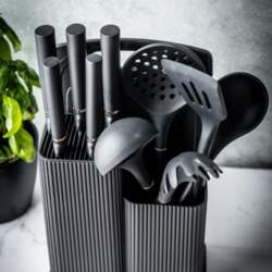 Set of kitchen utensils, knives, tools
