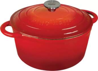 Kinghoff Red Cast Iron Pot with