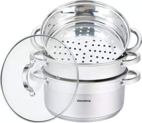 Steaming – Steel steamer pot, 4-piece