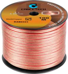 Cabletech Skaļruņu kabeļi – 6 mm