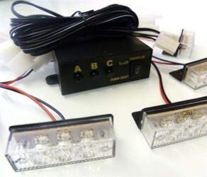 12 LED Bākuguns Restē Balta