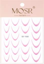 Gradient french uzlīmes Light Pink