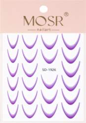 Gradient french uzlīmes Violet