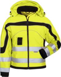 Softshell high visibility jacket  STARMAX YELLOW