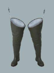 Waterproof thigh waders