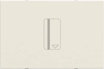 ABB Card switch insert/cover White -