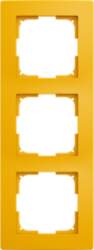 ABB Frames 3-gang yellow - Basic55