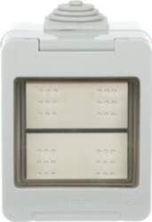 ABB Insert/cover Rocker/button, Two-way switch Grey