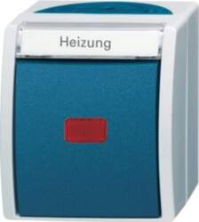 ABB Rocker control switch "Heizung"