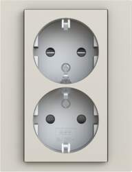ABB Socket Outlets Without imprint white