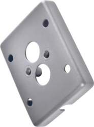 Adapter frame for surface-mounted cable, silver-gr