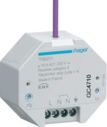 Hager Module 1 output 16A flush