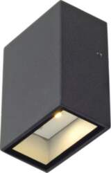 QUAD 1 wall light, square, anthracite