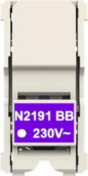 ABB Accessory Switch/push button White LED