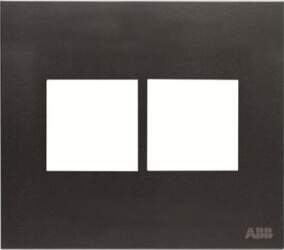 ABB Frame 2+2 modules 2-gang Anthracite