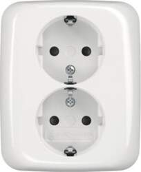 ABB SCHUKO® Double socket Safety Shutter