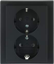 ABB SCHUKO® Double socket Safety Shutter