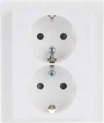 ABB SCHUKO® Double socket Safety Shutter