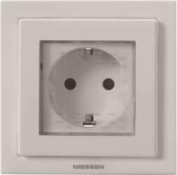 ABB Socket outlet insert/cover Protective contact