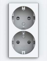 ABB Socket Outlets Without imprint white