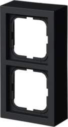ABB Surf. Mount. Frame 2-gang Black
