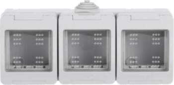 ABB Surface box 6-gang Grey -