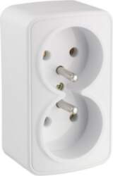 ELEKTRO-PLAST Double surface mouted socket GNBD250