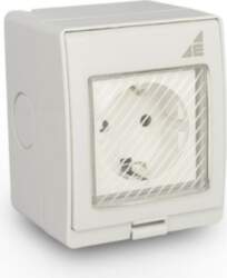 ELEKTRO-PLAST Single Socket Schuko GPNS IP55